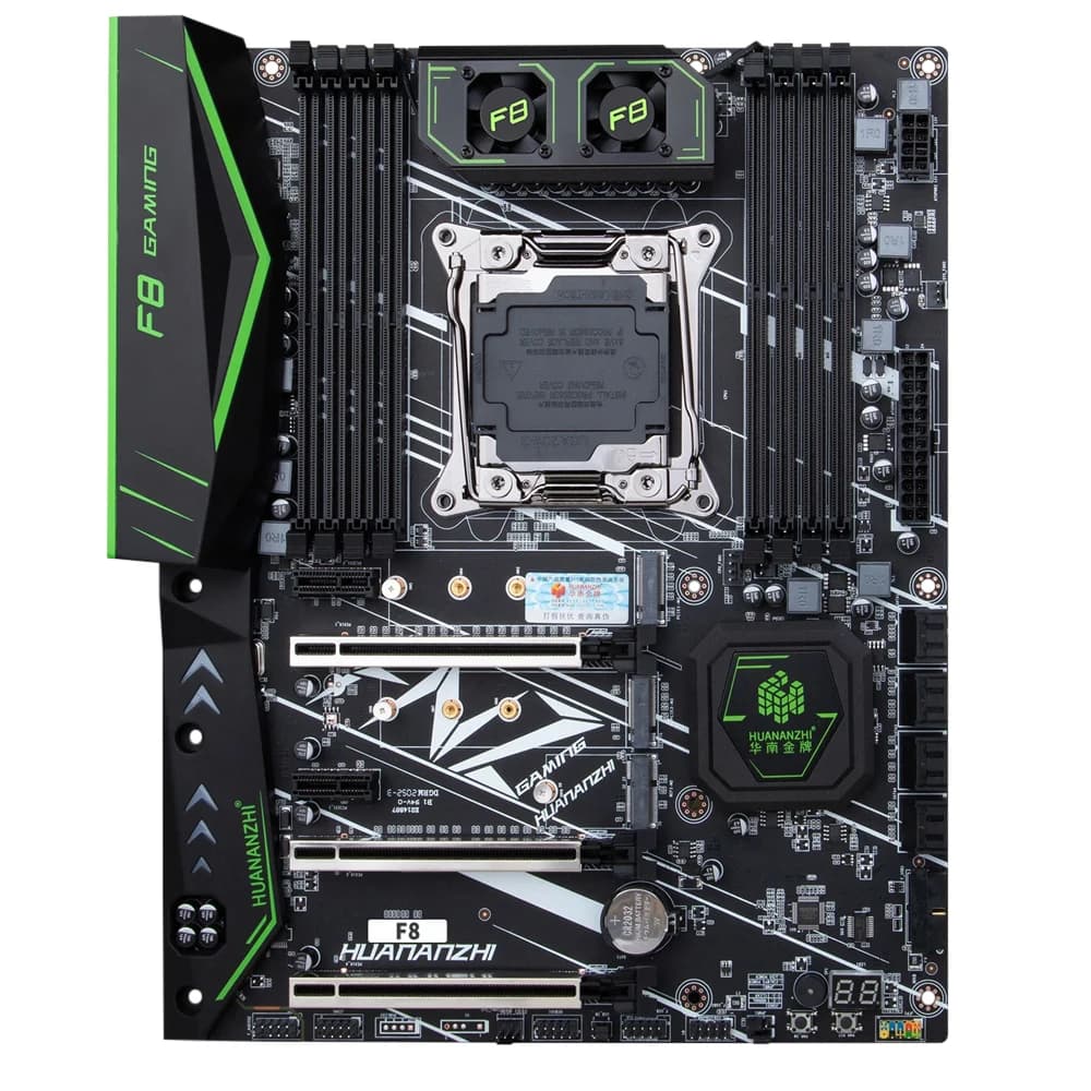 HUANANZHI 마더보드, 인텔 LGA2011-3, 8-CH DDR4, SATA 3.0, DDR4, 2133MHz, X99, F8