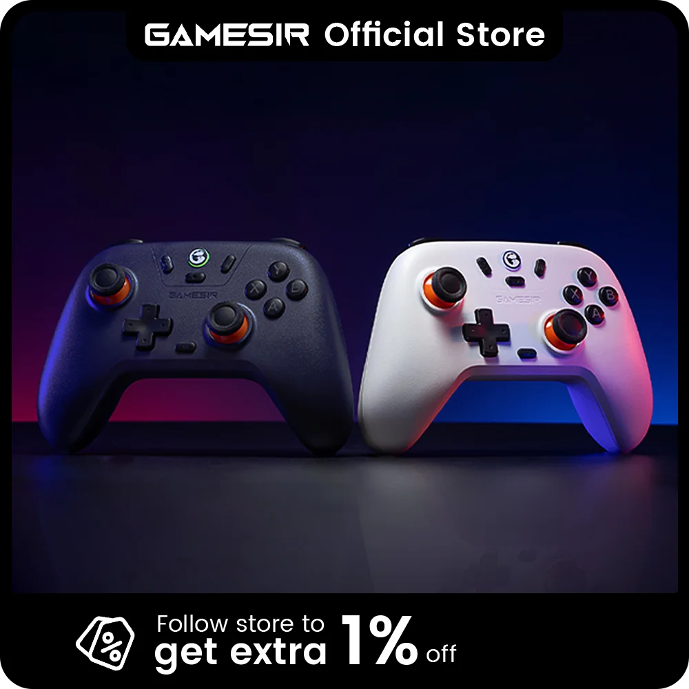 GameSir Nova Lite 무선 스위치 컨트롤러 Nintendo Switch iPhone Android Phone PC 용 홀 효과가있는 Bluetooth 게임 패드
