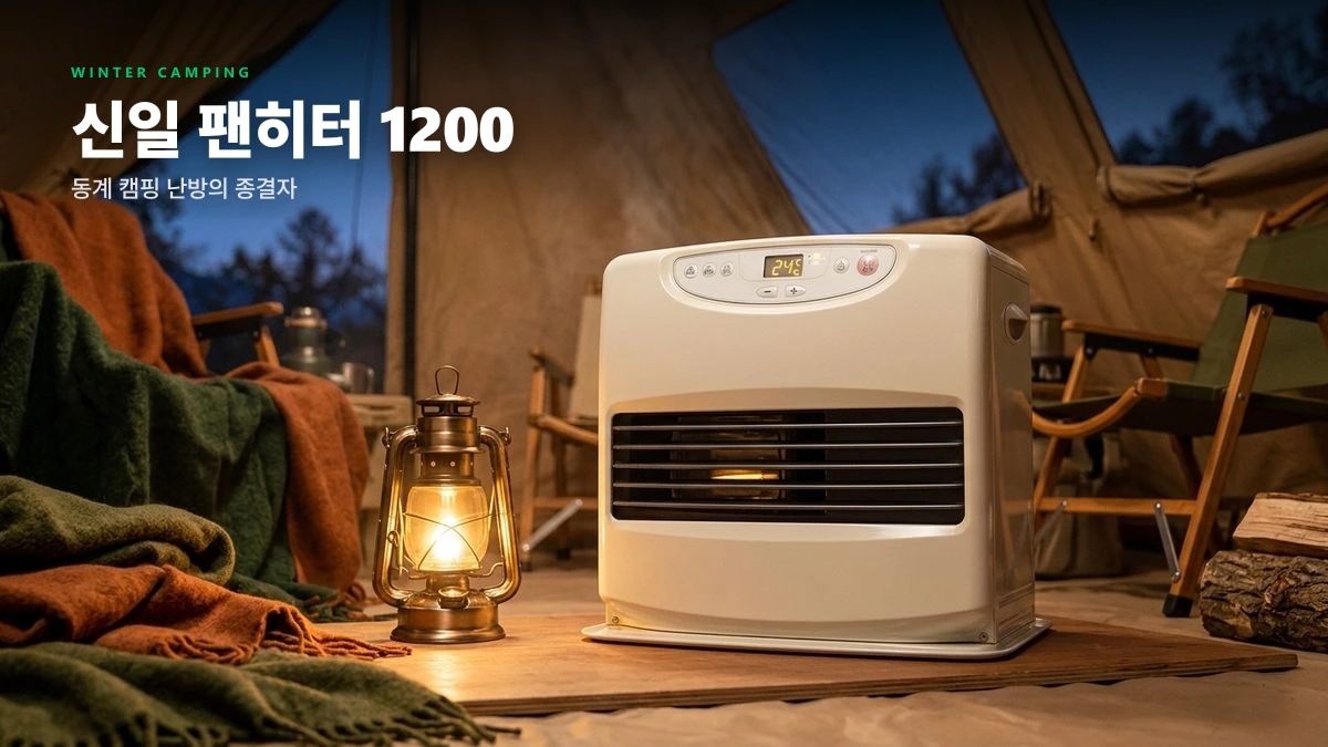 동계 캠핑 난방 종결! 신일 팬히터 1200 vs 900 vs 300 시리즈 완벽 비교 및 고신 전동펌프 꿀조합