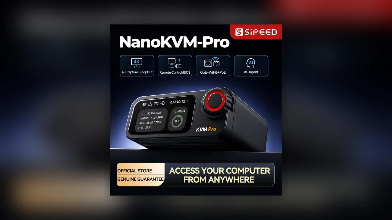 [실사용 분석] 홈랩·서버 원격 관리의 최종 병기! Sipeed NanoKVM-Pro 4K IP-KVM 솔직 리뷰