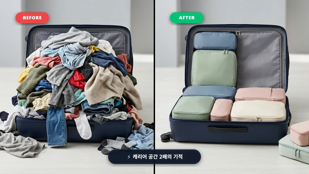 알리익스프레스 여행용품 추천 BEST 5: 캐리어 공간 200% 넓히는 짐싸기 & 기내 꿀템 완벽 가이드