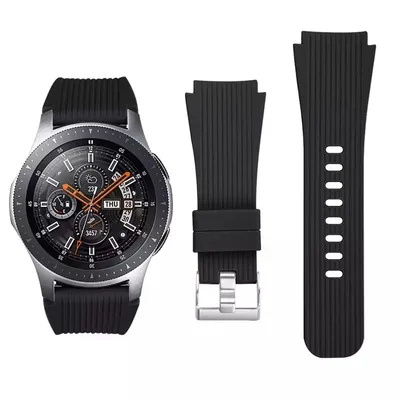 삼성 갤럭시 wtch 3 용 22mm 소프트 실리콘 스트랩 46mm 기어 S3 화웨이 시계 GT GT2 Amazfirt GTR 47mm 용 46mm 편안한 스트랩
