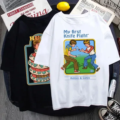 클래식 빈티지 90s Tshirt 여성 남성 Grim Evil 시리즈 탑 향수 무서운 외계인 초자연 그래픽 티 인기 할로윈 티셔츠