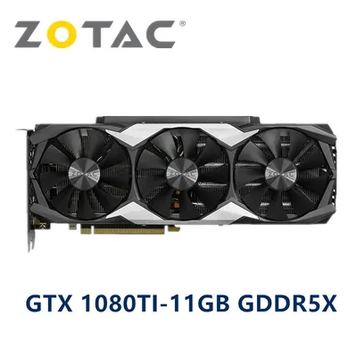 ZOTAC GTX 1080 Ti 1080Ti 11GB GPU 그래픽 카드 GeForce GTX1080 GTX1080Ti 비디오 카드 NVIDIA 컴퓨터 게임 게임 데스크탑 PC DVI