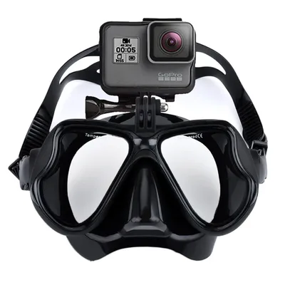 JoyMaySun 전문 수중 마스크 카메라 다이빙 마스크 수영 고글 스노클 스쿠버 다이빙 카메라 홀더 GoPro