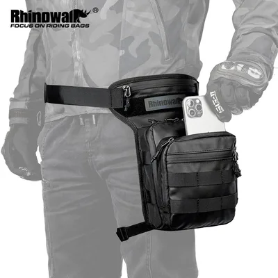 Rhinowalk 오토바이 드롭 다리 가방 허벅지 벨트 허리 가방 다기능 오토바이 전술 여행 셀/휴대 전화 지갑 가슴 가방