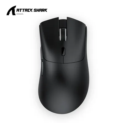 Attack Shark R1 18000dpi 무선 마우스, 1000Hz, 삼중 모드 연결, PAW3311, 매크로 게이밍 마우스