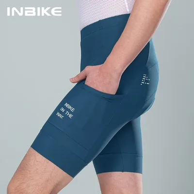 INBIKE Pro 여름 남성용 사이클링 반바지 자전거 바지 충격 흡수 사이클링 의류 Mountain Road Bike Tousers With Pocket