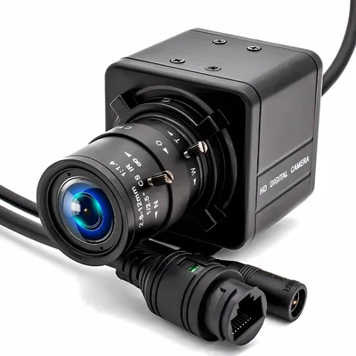 WGWK 4K CMOS POE 디지털 라이브 스트림 카메라 3/4/5/8MP HD 보안 보호 웹캠 산업용 2.1/5-100mm 수동 가변 초점 렌즈