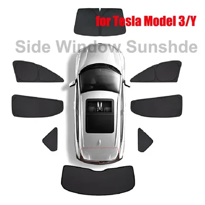 Tesla Model 3 Y LAUNCH 2024 2025 용 자동차 차양 앞 유리 차양 커버 보호대 전면 창 개인 정보 보호 블라인드 쉐이딩