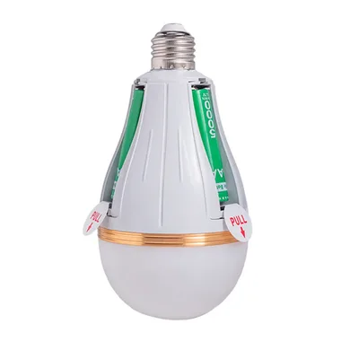 LED 전구 스마트 충전 칩 정전 비상 홈 18650 후크 분리형 비상 전구가 있는 깜박임 없는 배터리