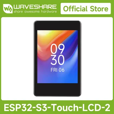 Waveshare ESP32-S3 정전식 터치 디스플레이 개발 보드, 240 × 320 픽셀, IPS 패널, 32 비트 LX7, ESP32 디스플레이 포함, 2 인치