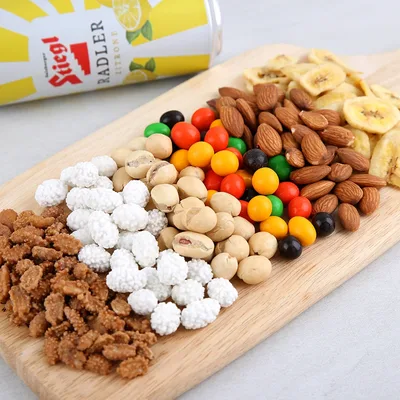 바다푸드 종합안주 500g 견과류 아몬드 커피 땅콩 바나나칩 초코볼 대용량 옛날 과자 아이 간식
