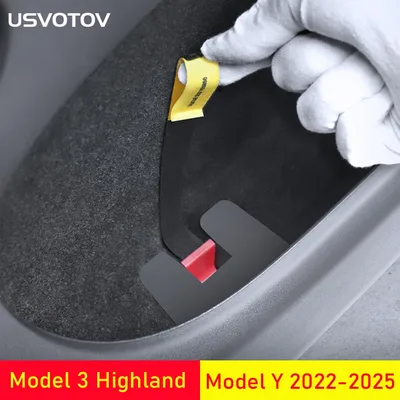 Tesla Model 3 Highland Model Y 2022-2025 뒷문 기계식 스위치 핸들 비상 풀러 스트라이프 와이어 로프 액세서리