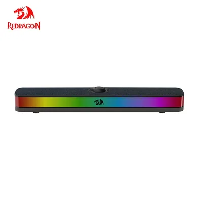 REDRAGON NEO GS515 USB RGB 데스크탑 사운드바 2.0 채널 스테레오 컴퓨터 스피커는 PC 스피커용 Bluetooth 무선을 지원합니다.