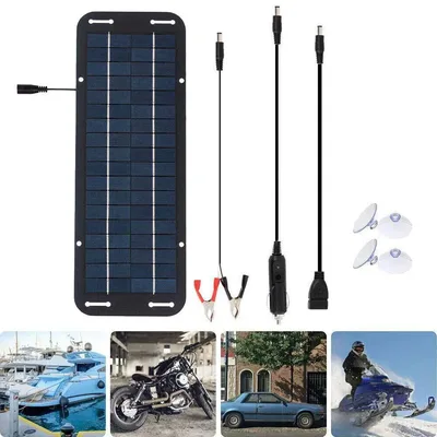 30W 태양열 충전기 시스템 IP65 자동차 배터리 태양 전지 패널 충전 키트 자동차 RV 보트 오토바이에 대 한 18V 태양 전지 충전기 보드
