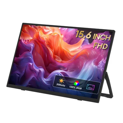 [제우스랩] ZEUSLAP 15.6" FHD 100%sRGB 300Nits 초박형 후면 스탠드 디자인 휴대폰 게임용 노트북용 휴대용 모니터