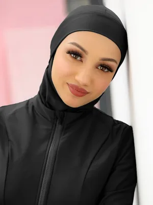 이슬람 일반 수영 수영복 Hijab 여성 여름 해변 인스턴트 터번 모자, 빠른 건조