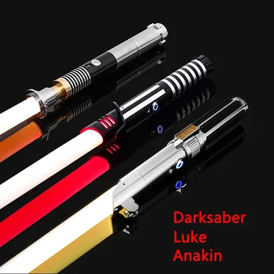 루크 RGB 광선검 레이저 검 금속 플래싱 레이브 코스프레 장난감 사운드폰트 포스 FX FOC 블래스터 장난감 에스파다 세이버 데 루즈