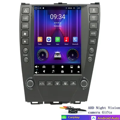 렉서스 ES ES240 ES350 2007-2012용 9.7인치 안드로이드 14 카 라디오, 테슬라 스타일 스크린 멀티미디어 비디오 플레이어 GPS 네비게이션 스테레오