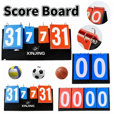 2/4 자리 스코어 보드 탁구 농구 배드민턴 축구 배구 심판 점수 보드 스포츠 경쟁 스코어 보드