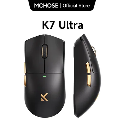MCHOSE K7 울트라 무선 게임용 마우스 PAW3950 듀얼 8K 폴링 속도 경량 자기 무선 충전 도크 Esports Office