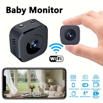 1080P HD 미니 WiFi 카메라 실내 안전 보안 감시 베이비 모니터 나이트 비전 캠코더 IP 캠 오디오 비디오 레코더