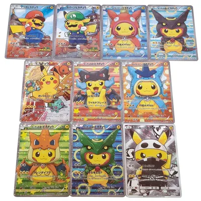 10 개/대 DIY PTCG 일본어 버전 자체 제작 포켓 몬스터 카드 만화 애니메이션 주변기기 컬렉션 게임 카드 휴일 선물 장난감