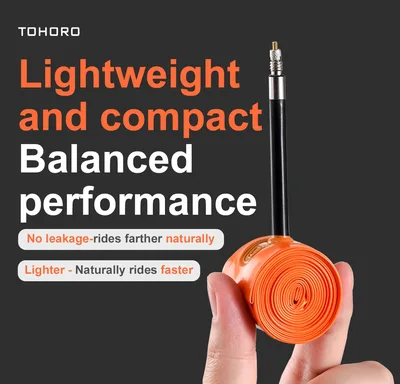 TPU 이너 튜브 700c 18-32c 45mm 프레스타 밸브 포함, 초경량 자전거 타이어 튜브 로드 바이크용