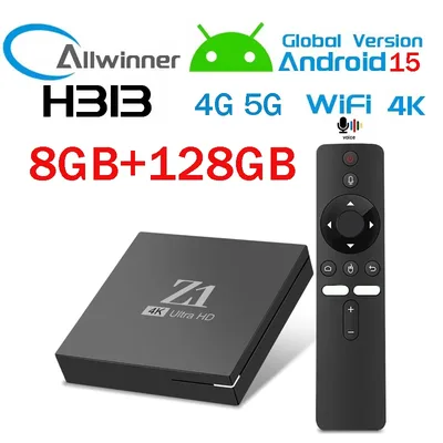 PK Q7 TX1 스마트 안드로이드 15 TV 박스 5G 2.4G WIFI 4K HDR BT5.0 USB2.0 Z1 IPTV 8GB 128GB 올위너 H313 쿼드 코어 글로벌 셋톱 박스