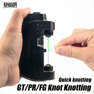 킹덤 핫 일렉트릭 노터 낚시 도구 ASSIST GT PR FG 매듭 기계 낚시 라인 와인더 일본 매듭 도구