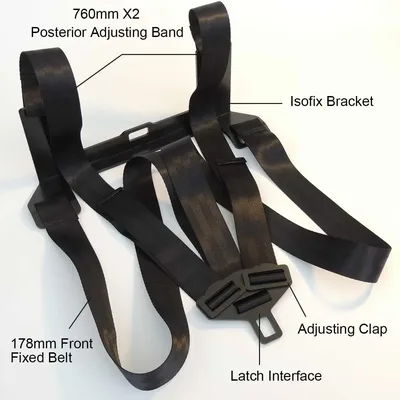 자동차 안전벨트 래치 ISOFIX 인터페이스 가이드 리테이너 두꺼운 강철 시트 브래킷 ISOFIX 홈이 있는 어린이 안전을 위한 범용
