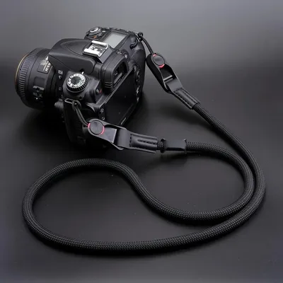 퀵 릴리즈 원형 로프 카메라 스트랩 빠른 탈착식 숄더 스트랩 DSLR 미러리스 카메라 조절 가능한 카메라 넥 스트랩