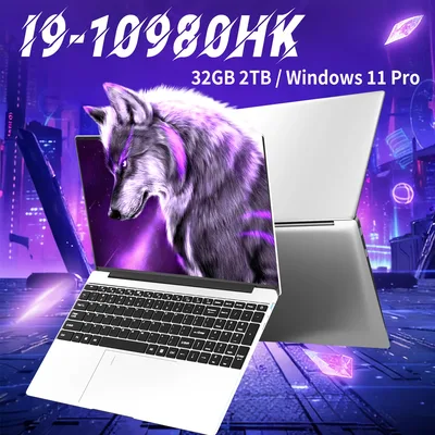NAIWO 15.6 게이밍 노트북 (인텔 코어 I9-10980HK, 32GB 램, 512GB/1TB/2TB SSD, WiFi 6, 윈도우 11 PRO, 고성능 노트북)