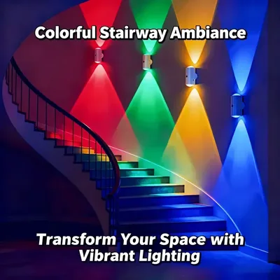RGB 스마트 모션 센서 스포트라이트 충전식 자석 LED 벽등 16색 디밍 가능 리모컨 포함 계단 침실 복도용