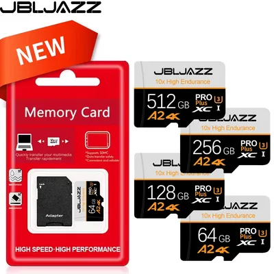 마이크로 SD 카드 512GB 클래스 10 고속 메모리 카드 128GB U3 V30 TF 플래시 카드 64GB 256GB 샤오미 폰 카메라 PC용