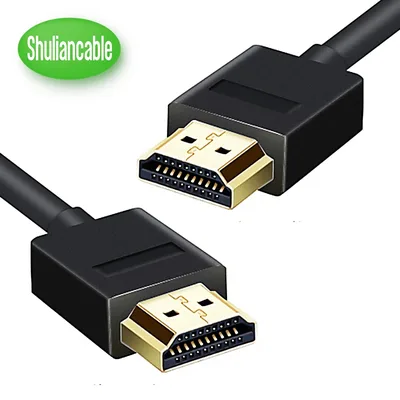 Shuliancable 고속 hdmi 케이블 2.0 4 k 1080 p 3d hd tv xbox ps3 컴퓨터 케이블 0.3m 1m 1.5m 2m 3m 5m 7.5m 10m