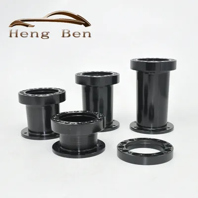 범용 스티어링 휠 허브 스페이서 13MM 51MM 76MM 101MM 128MM 스티어링 휠 허브 보스 키트 어댑터 스페이서 블랙